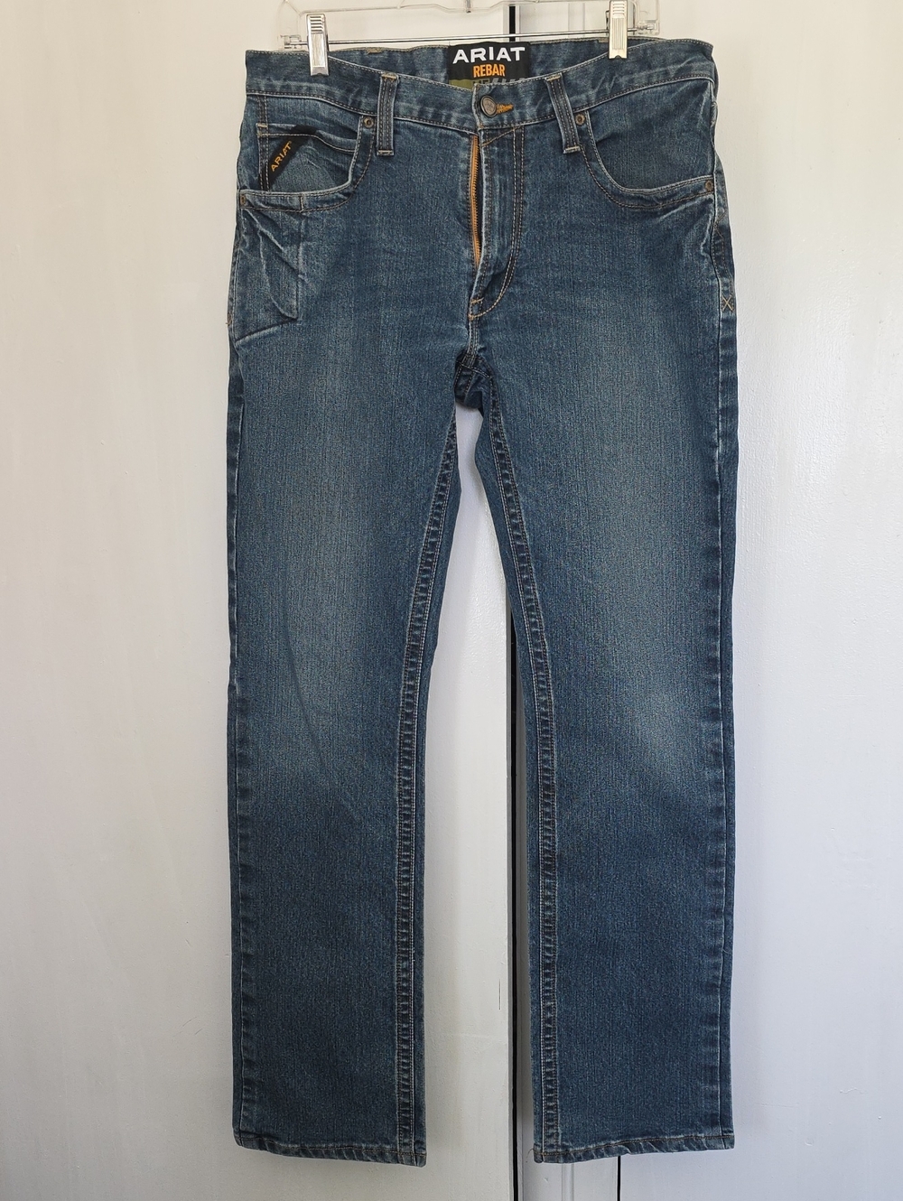 Ariat Men's Dark Blue Straight-Leg Jeans